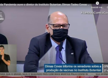 Dimas Covas diz na CPI da Covid que Brasil poderia ter sido o 1º a iniciar vacinação
