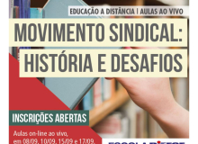 DIEESE abre inscrições para curso sobre os desafios do movimento sindical no Século XXI