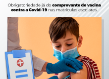 Obrigatoriedade da vacina da COVID-19 para as matrículas