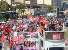 Mais de 35 mil pessoas foram às ruas em SC no #24JForaBolsonaro