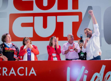 No CONCUT, Guilherme Boulos chama os trabalhadores a lutar contra a extrema direita