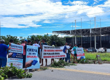 RN: Trabalhadores da Indústria Pocelanatti protestam contra calote da empresa