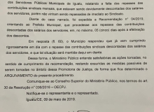 MP recomenda Prefeitura de Iguatu a repassar contribuições sindicais ao Spumi