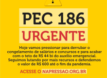 Confetam/CUT convoca municipais a continuarem mobilizados na pressão contra PEC 186