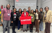 Confetam marca presença em seminário internacional sobre crise climática da ISP
