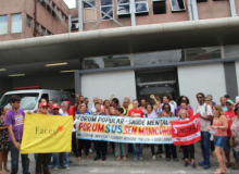 Servidores municipais de São Paulo protestam contra desmonte do hospital Tide Setúbal