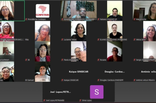 Coletivo de Saúde da Confetam debate 5ª Conferência Nacional e carreira única no SUS