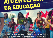 Servidores municipais de Açu e Serra do Mel fortalecerão atos em defesa da educação e da aposentadoria