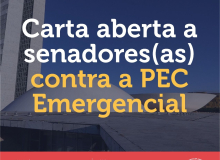 Confetam/CUT dirige carta aos senadores e senadoras contra PEC Emergencial