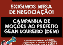 Greve pela Vida: Confetam exige que prefeito de Florianópolis abra negociações com sindicato
