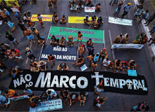 Protestos de indígenas se espalham pelo país em dia de análise do marco temporal