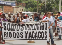 Quilombo na Bahia vive em “guerra” com a Marinha pelo direito à água e à terra