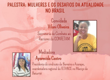 Palestra de dirigente da Confetam encerra curso para mulheres do Sinsemba