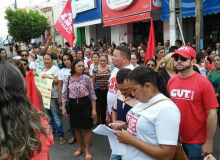 Em greve, servidores da Educação de Várzea Alegre aguardam desfecho de audiência hoje