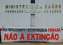 Sindsep/MG realiza ato em Belo Horizonte contra o desmonte da Funasa