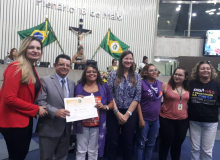 Dirigente da Confetam/CUT é homenageada na Assembleia Legislativa do Ceará