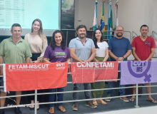 Sindicato dos Municipais de Alcinópolis filia-se à CUT-MS, FETAM-MS e CONFETAM