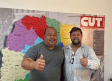 Vice-presidente da Força Sindical Paraná visita a CUT-PR