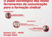 Seminário discute o papel das ferramentas de comunicação na formação sindical