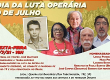 Dia da Luta Operária homenageia trabalhadores da saúde