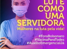 No Dia da Mulher, Confetam/CUT saúde servidoras que se arriscam na linha de frente do combate à pandemia