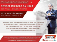 Sindsep realiza seminário sobre Democratização da Mídia em São Paulo