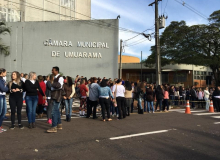 Greve dos professores de Umuarama impõe derrota ao prefeito