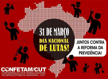 Confetam convoca municipais às ruas nesta sexta-feira (31) para construir a Greve Geral da Classe Trabalhadora