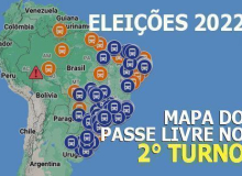 Veja as 354 cidades que terão transporte gratuito no 2° turno da eleição