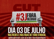 #3JFORABOLSONARO tem 340 atos confirmados em 314 cidades do Brasil e do exterior