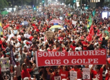 Agenda de lutas contra o golpe amplia mobilização