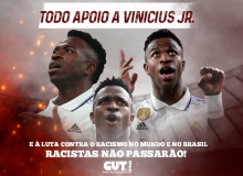 Todo apoio a Vinicius Júnior. E à luta contra o racismo no mundo e no Brasil