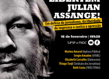 Nesta quarta terá ato-plenária virtual para defender a liberdade de Julian Assange