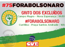 Paraná prepara atos do #7SForaBolsonaro
