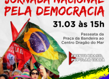 Em defesa da democracia: 30 mil devem ocupar hoje as ruas de Fortaleza