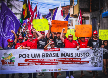 1º de maio: trabalhadores reforçam pautas prioritárias em marcha na Serrinha