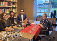 Silvana Piroli discute pautas jurídicas com assessoria LBS em Brasília
