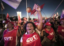 CUT e FBP fazem ampla mobilização em Brasília contra o golpe