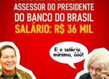 Filho do vice de Bolsonaro é promovido e ganhará o triplo do pai