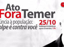 Panfletagem hoje em Brasília engrossa coro na Câmara pela aceitação da segunda denúncia contra Temer