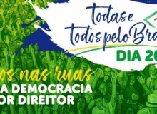 20 de outubro: povo na rua em defesa da democracia e contra Bolsonaro