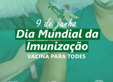 O melhor presente no Dia Mundial da Imunização é vacina!
