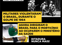 Neste 31 de março, mais uma vez, Brasil é ameaçado pela crueldade de farda