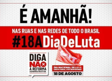 Esta quarta (18) é dia de greve dos servidores públicos, de mobilizações e de atos contra a PEC 32 por todo o Brasil