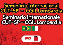 CUT-SP e italiana CGIL debatem desafios dos trabalhadores em seminário internacional