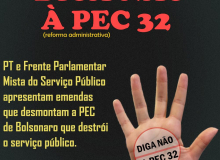 Frente Parlamentar apresenta emendas para desmontar PEC de Bolsonaro que destrói o serviço público