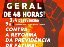 Servidores municipais do RN se mobilizam para greve geral contra reforma da Previdência do Estado