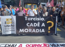 Gestão Tarcísio completa 100 dias com protesto nas ruas por moradia popular