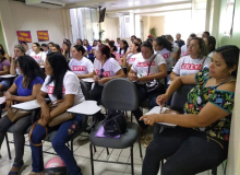 Presidenta da Confetam/CUT visita Canindé para levar solidariedade a grevistas