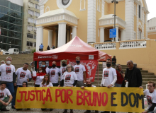 Servidores da Funai fazem paralisação e ato em Florianópolis para exigir retratação